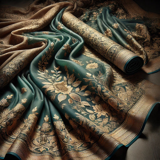 Khaddi Georgette Silk